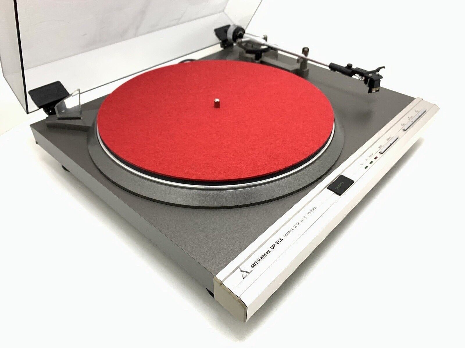 MITSUBISHI DP EC8 Quartz Logic Automatic Turntable Vintage 1981 Work Good Look