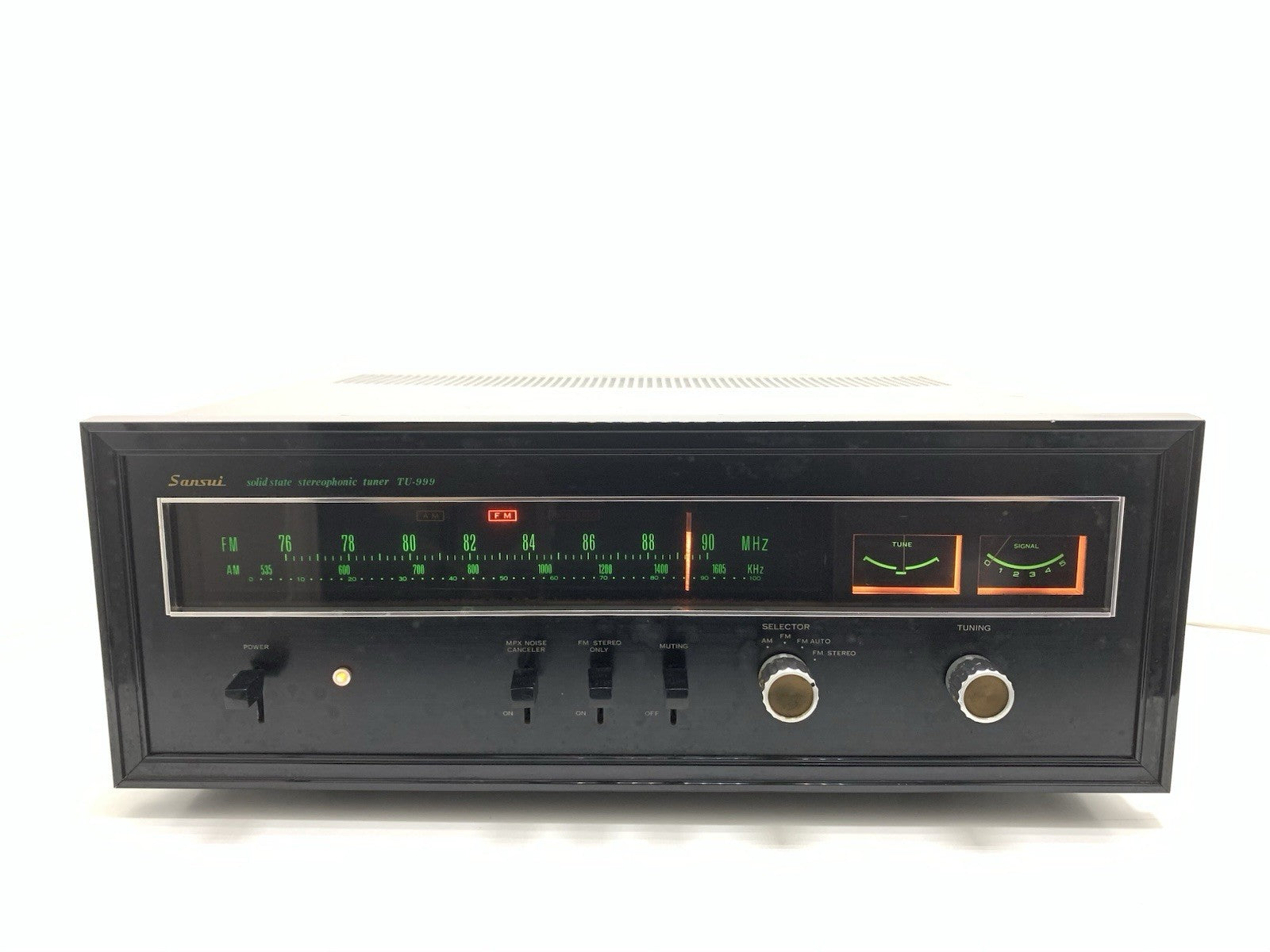 SANSUI TU 999 AM/FM Stereo Tuner Vintage 1970 High End From Japan WORK Good Look