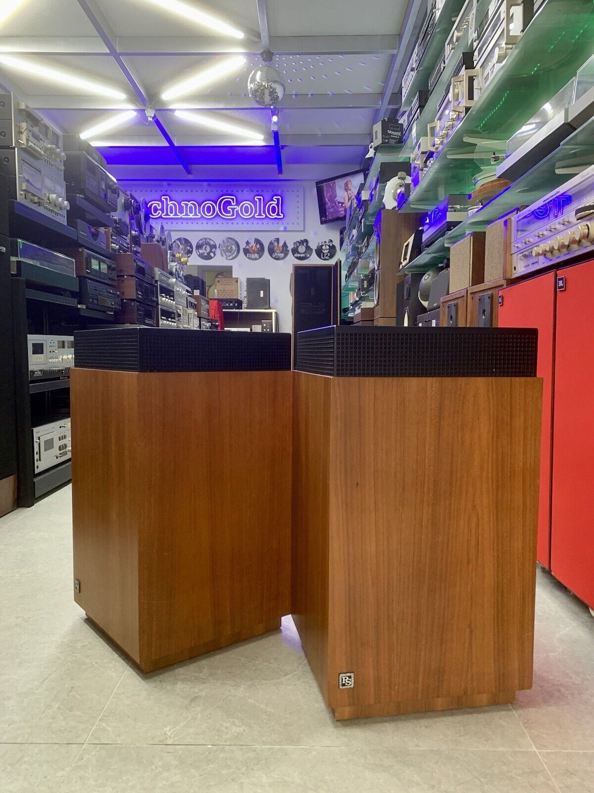 POHLER SOUND PS 4302X Hi Fi Speaker 65 Watts RMS Vintage 1970 WORK Good Look