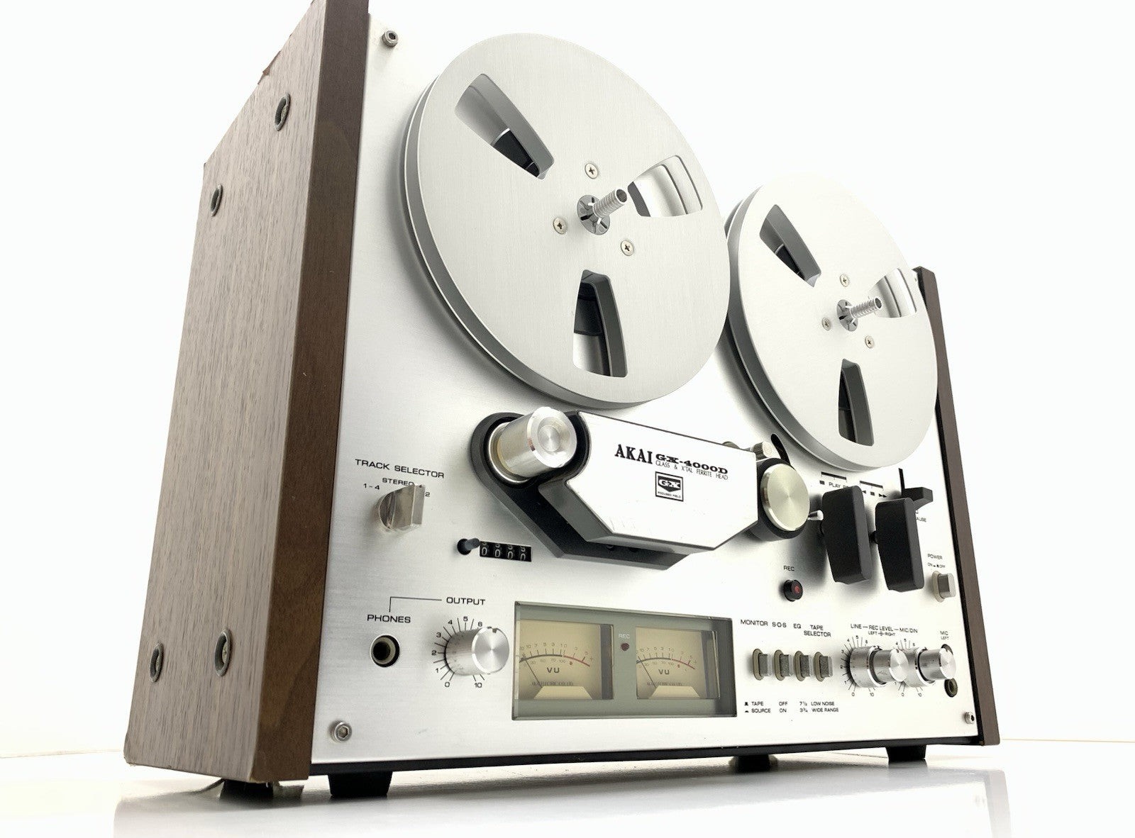 AKAI GX 4000D Reel to Reel Stereo 3Head 4 Track Tape Vintage 1976 WORK Good Look