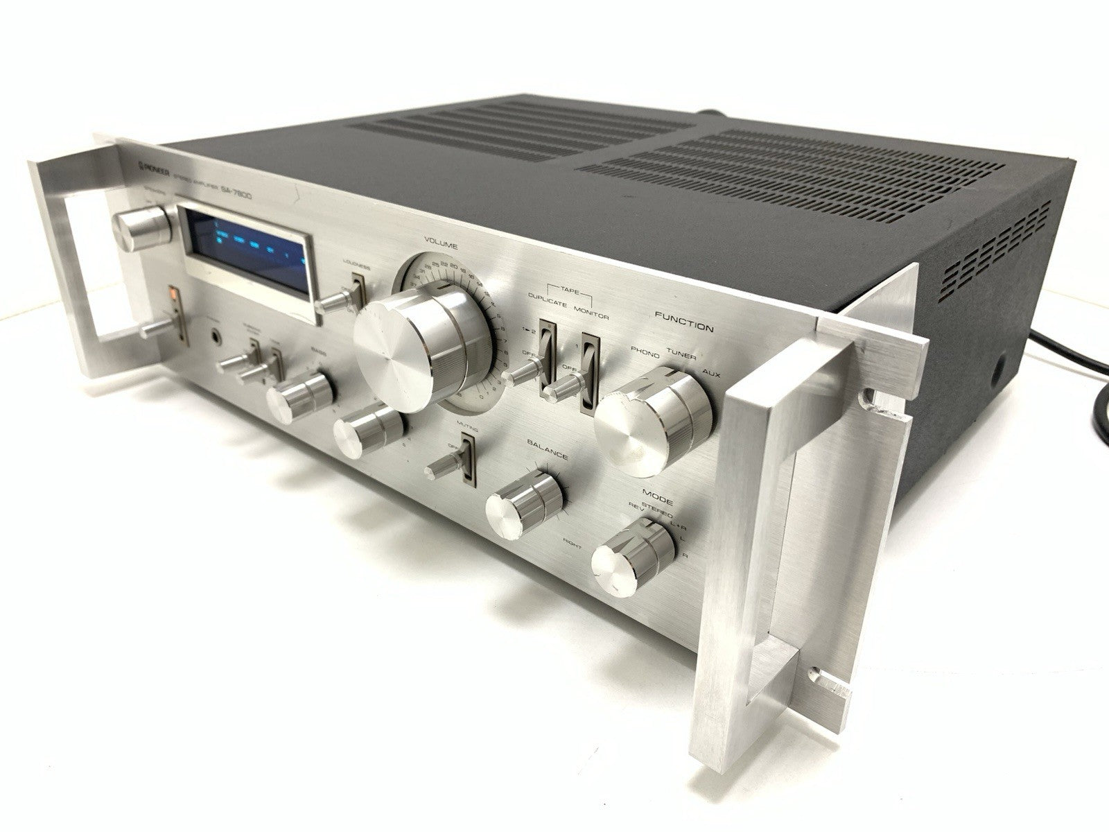 PIONEER SA 7800 RACK Stereo Amplifier 130 W RMS Blue Line Vintage 1979 WORK GOOD