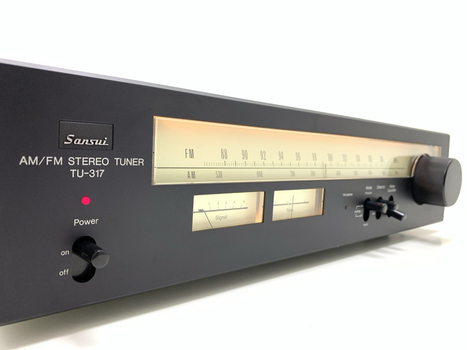 SANSUI TU 317 AM/FM Stereo Tuner Vintage 1978 High End Working 100% Good Look