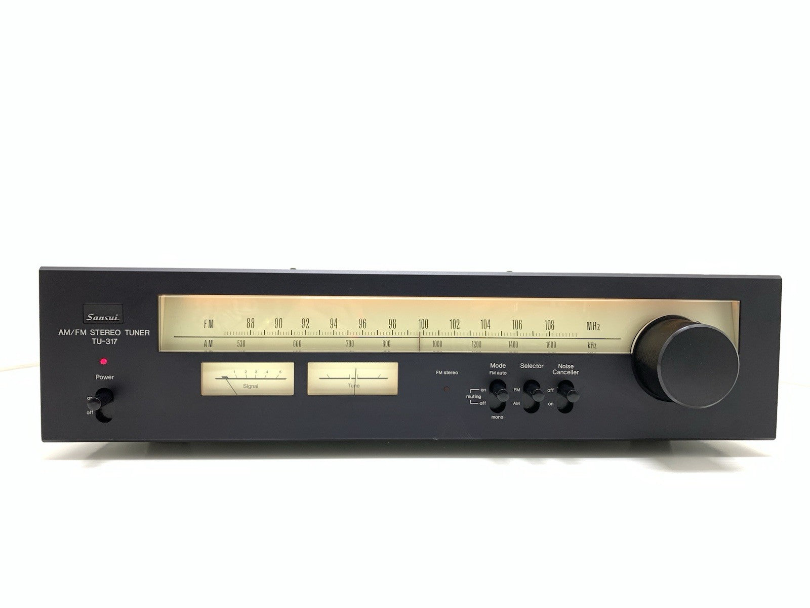 SANSUI TU 317 AM/FM Stereo Tuner Vintage 1978 High End Working 100% Good Look