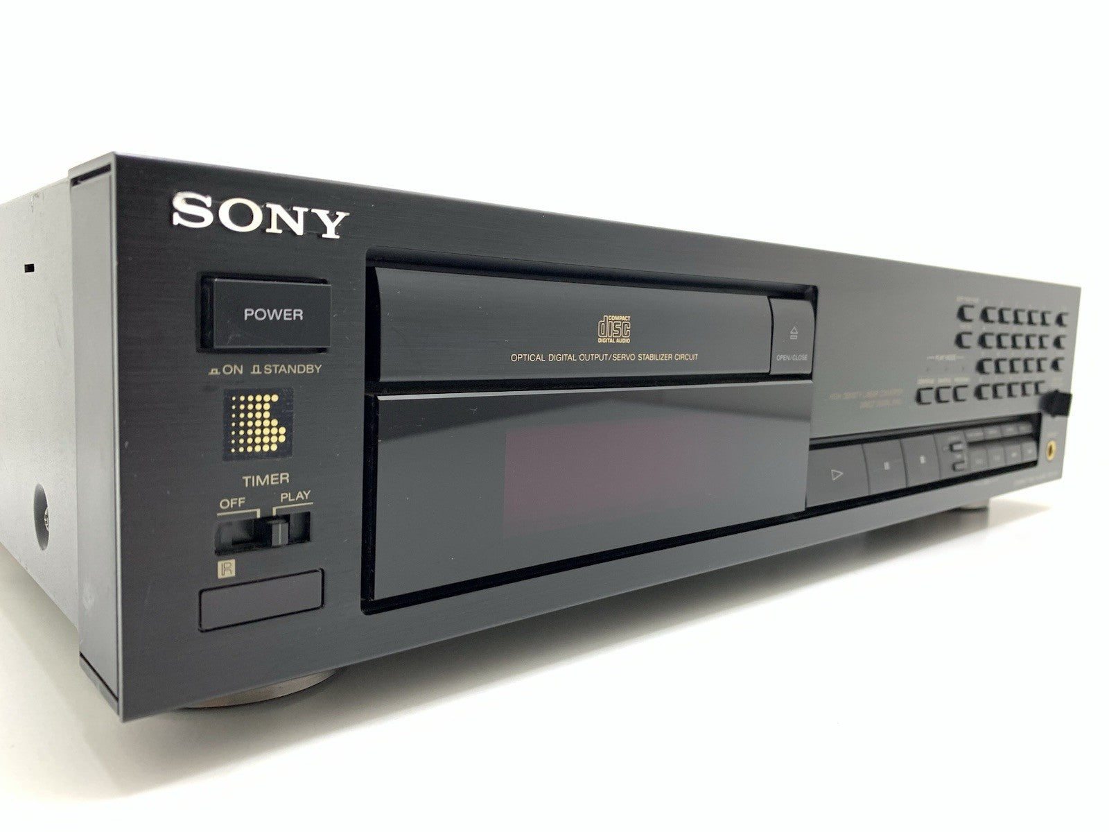 SONY CDP 791 Compact Disc CD Player HQ DAC CXD2552Q Vintage 1989 WORK Good Look