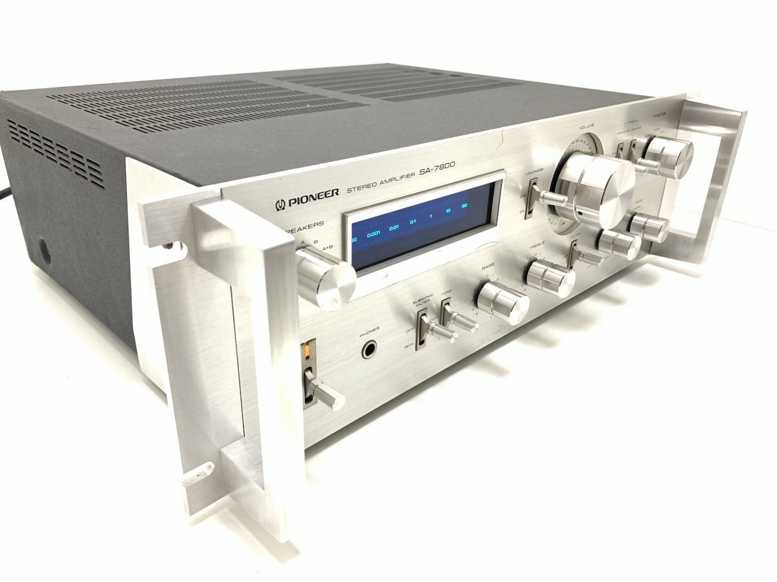 PIONEER SA 7800 RACK Stereo Amplifier 130 W RMS Blue Line Vintage 1979 WORK GOOD
