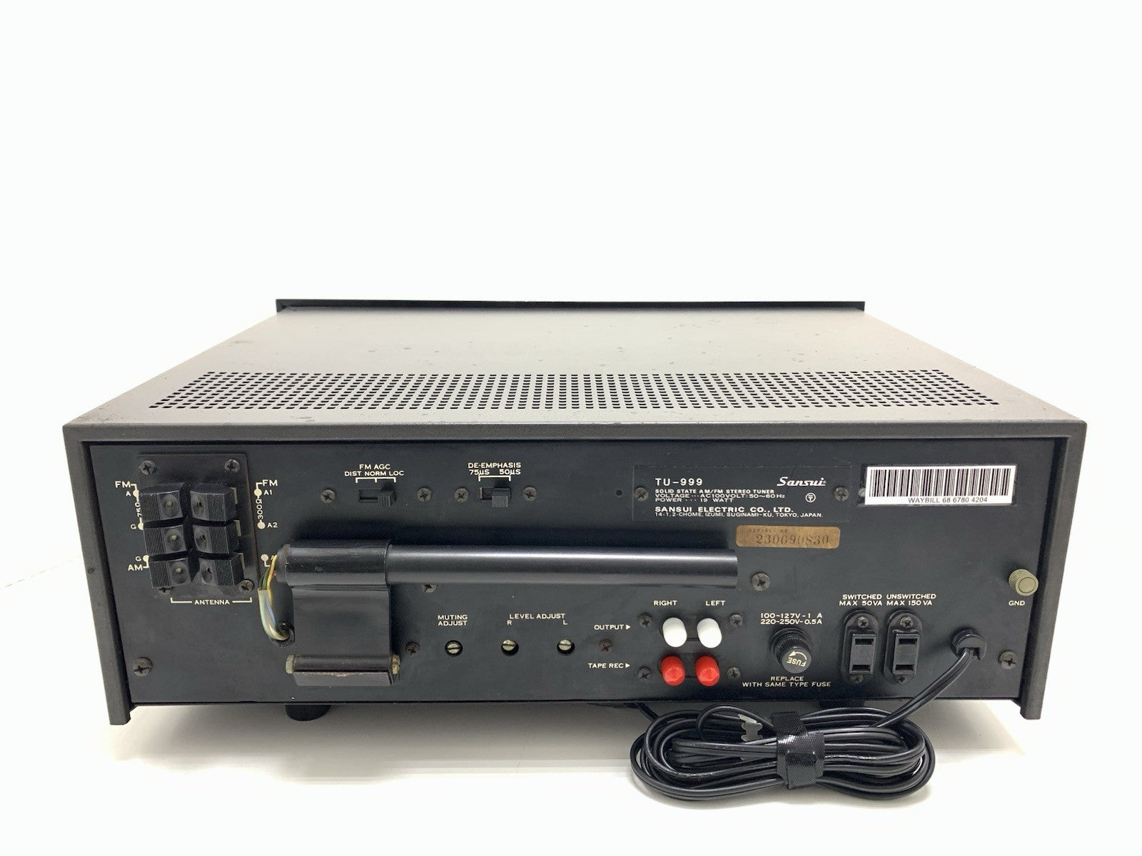 SANSUI TU 999 AM/FM Stereo Tuner Vintage 1970 High End From Japan WORK Good Look