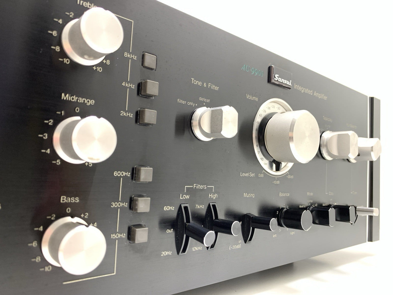 SANSUI AU-9900 RARE Stereo Amplifier 80+80 Watts RMS Vintage 1975 Work GOOD LOOK