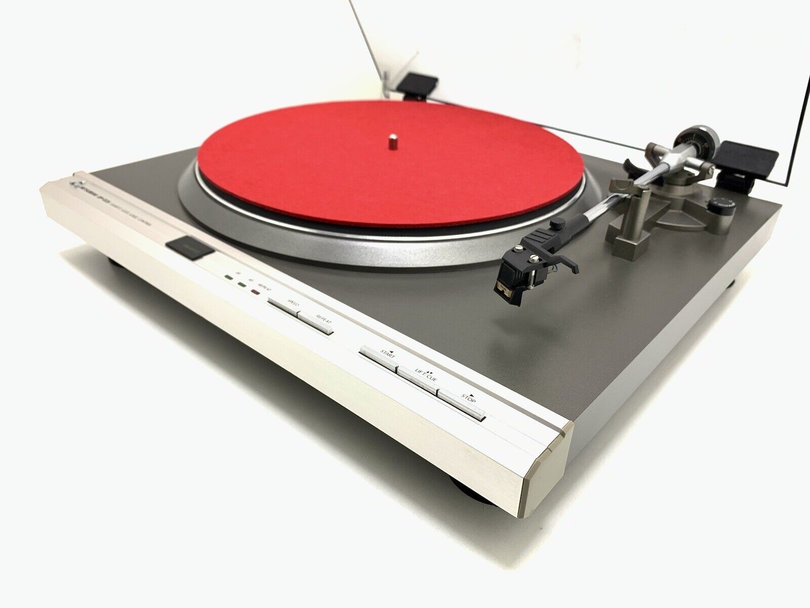 MITSUBISHI DP EC8 Quartz Logic Automatic Turntable Vintage 1981 Work Good Look