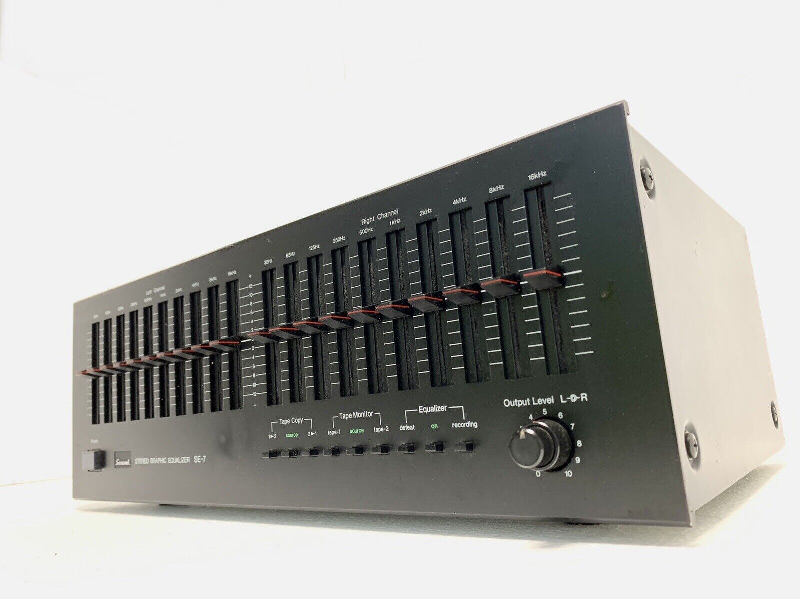 SANSUI SE-7 Stereo Graphic Equalizer  Vintage 1979  Hi Fi WORK PERFECT Good Look