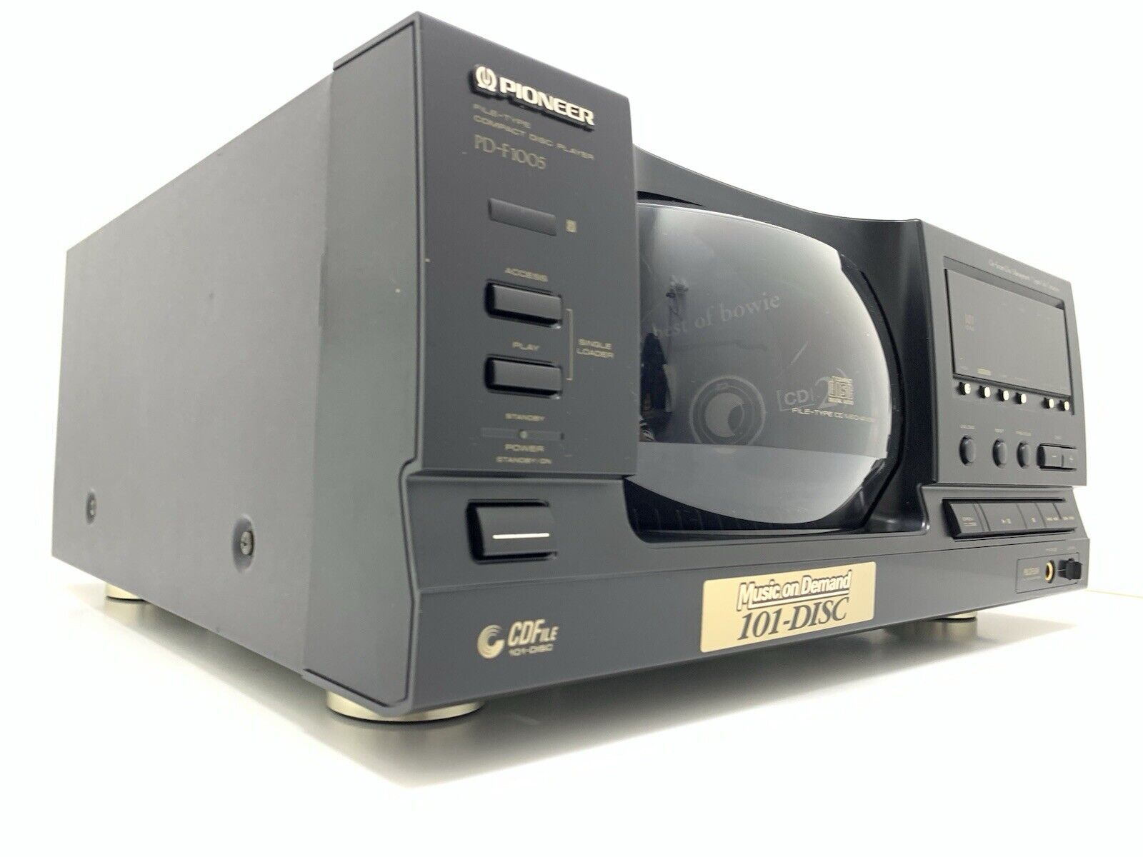 PIONEER PD F1005 Compact Disc 101 CDs Multi Player Vintage 1996 WORK Good Look