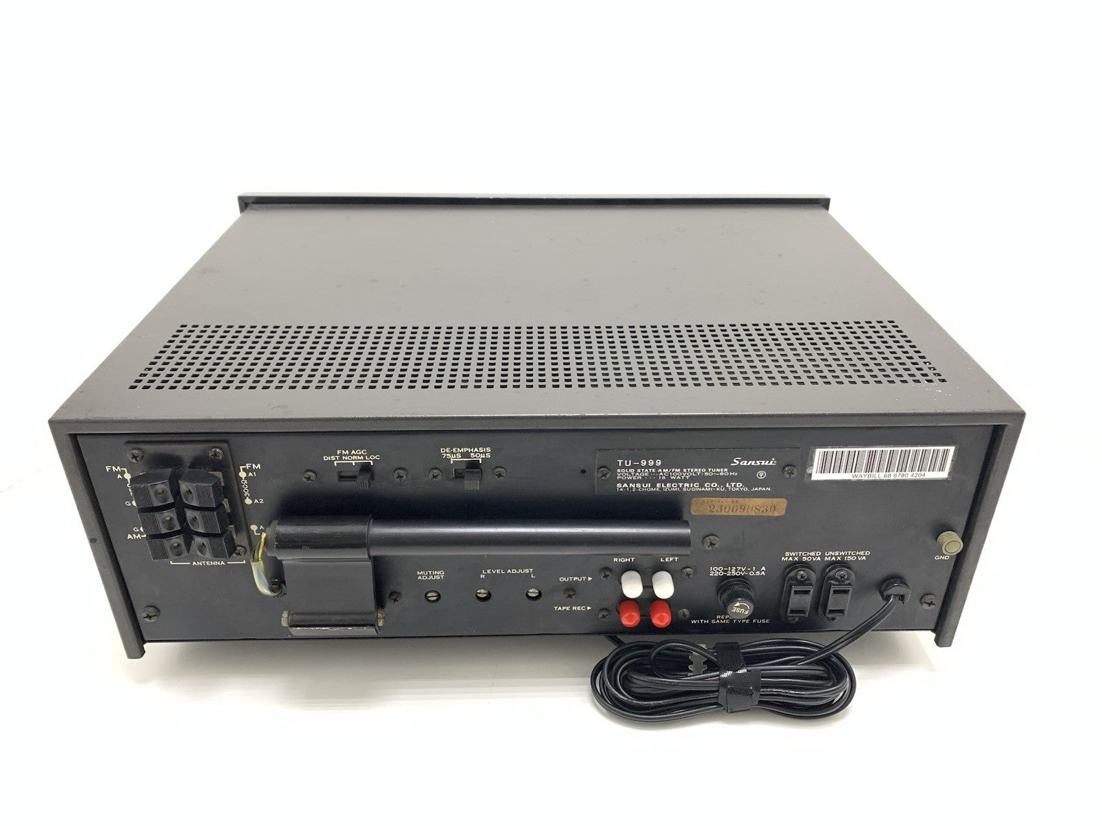 SANSUI TU 999 AM/FM Stereo Tuner Vintage 1970 High End From Japan WORK Good Look