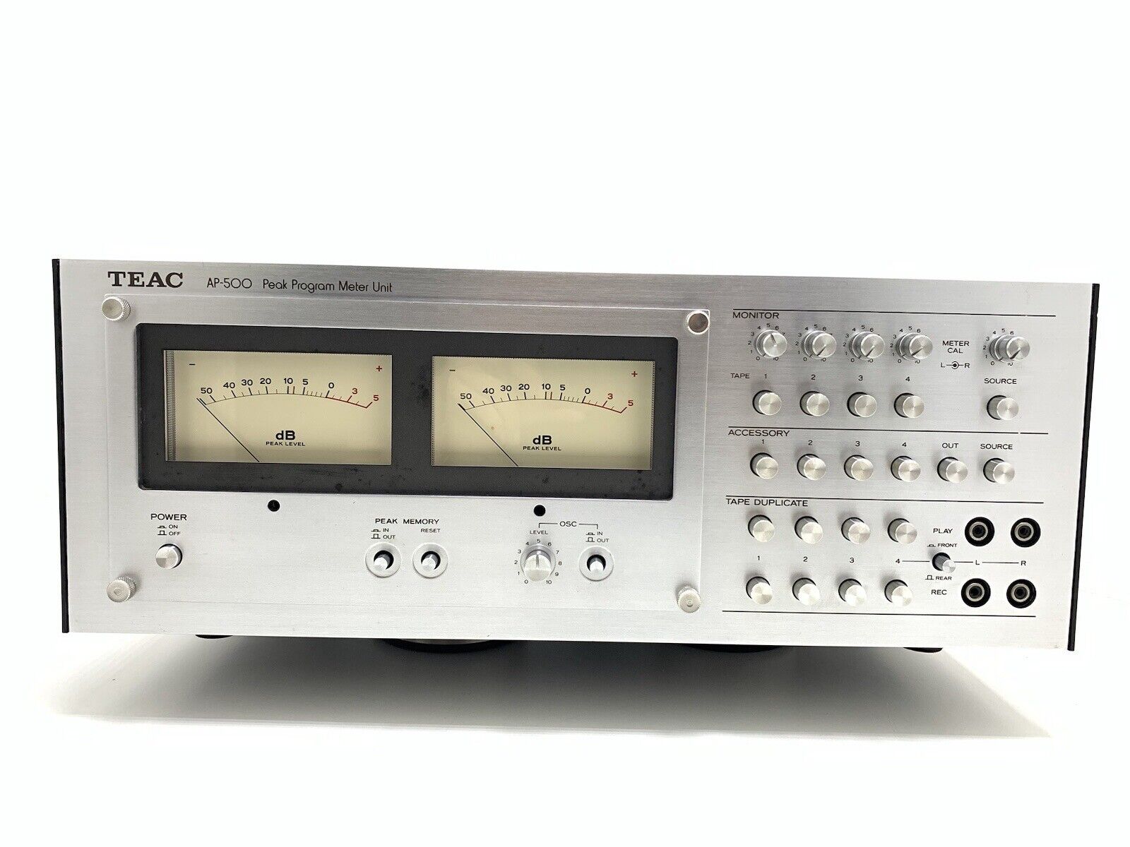 TEAC AP-500 Very RARE Peak Program Meter Unit Vintage 1977 Manual WORK Like New