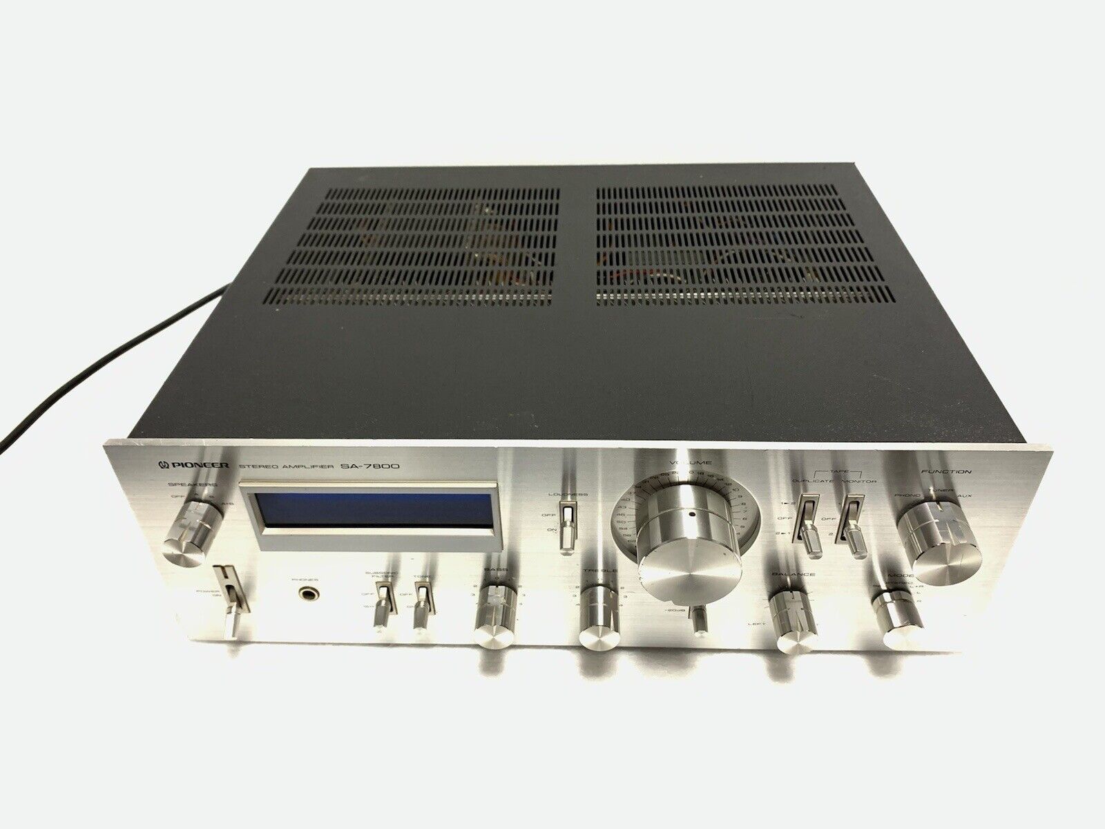 PIONEER SA-7800 Stereo Amplifier 130 Watts RMS Blue Line Vintage 1979 Good Look