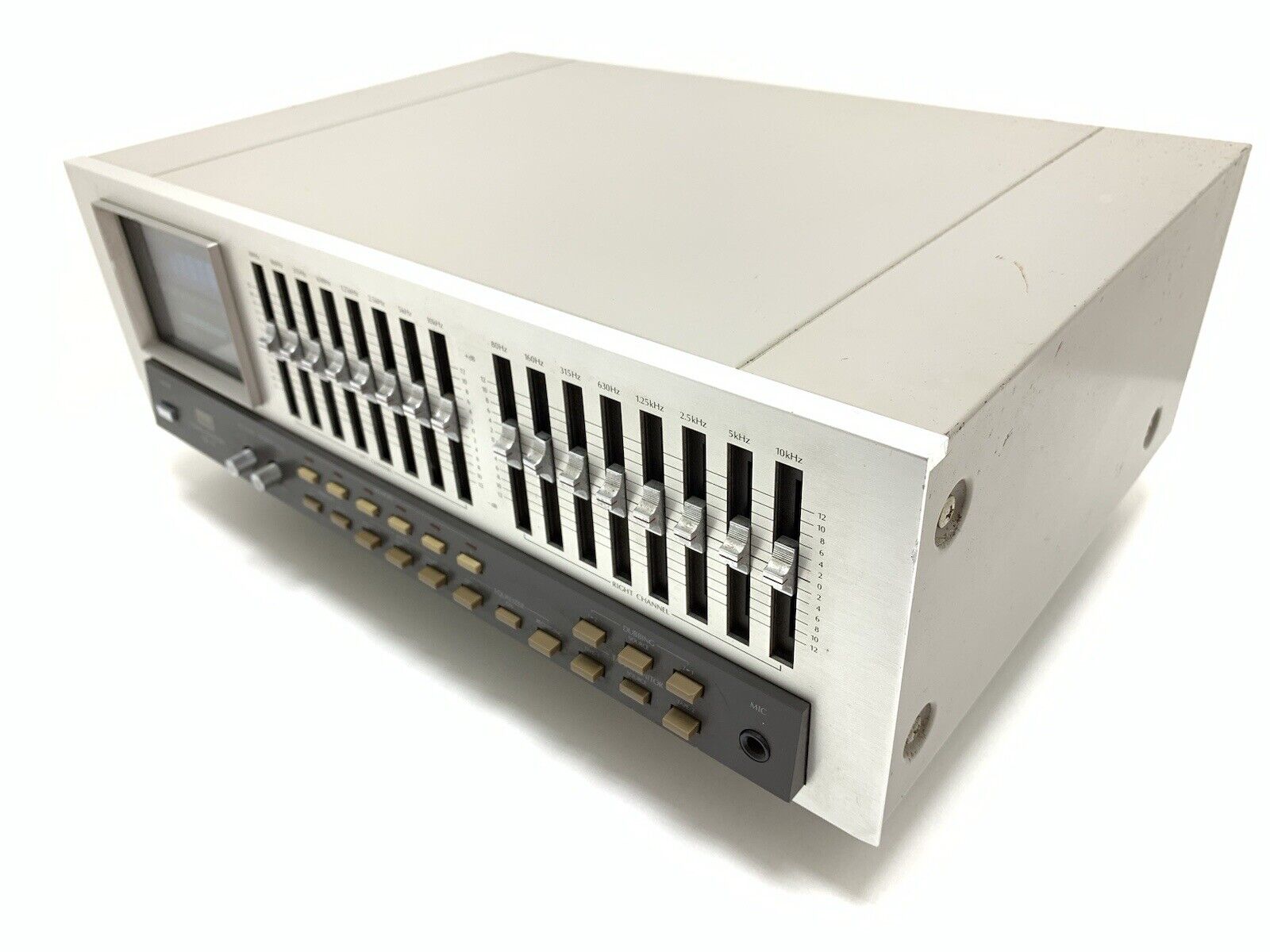 SANSUI SE-9 Stereo Graphic Computer Equalizer Spectrum Analyzer WORK Good Look