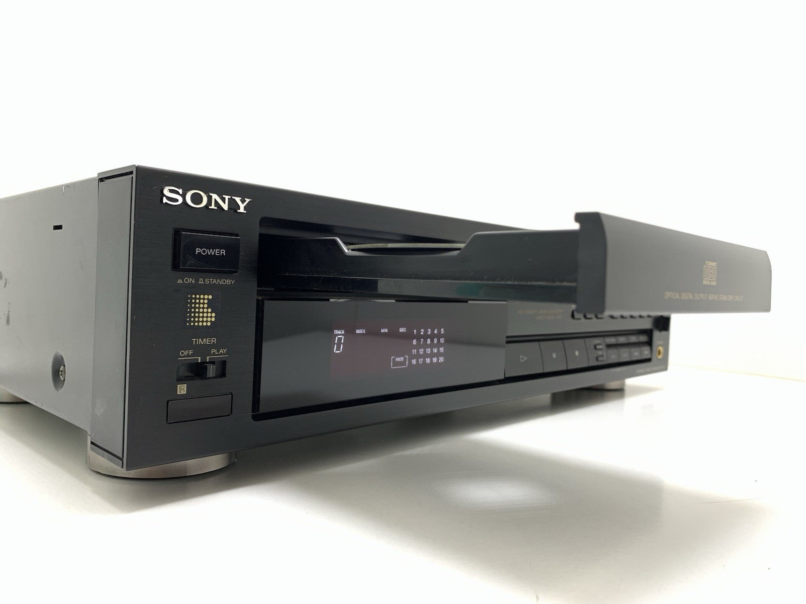 SONY CDP 791 Compact Disc CD Player HQ DAC CXD2552Q Vintage 1989 WORK Good Look