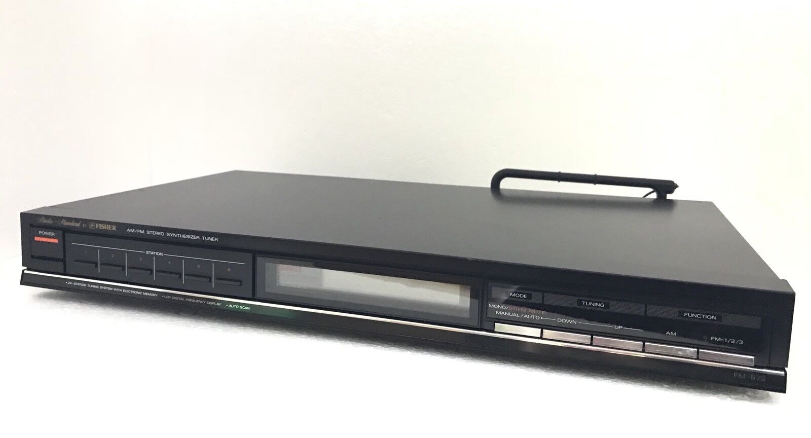FISHER FM-872 AM/FM Stereo Synthesizer Digital Tuner Vintage 1986 High End