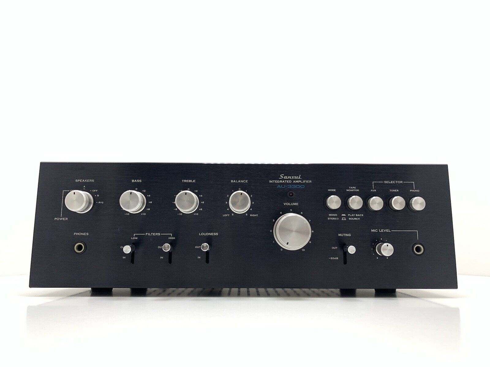 SANSUI AU-3300 Integrated Stereo Amplifier 2x38 WRMS Vintage 1975 JAPAN GoodLook