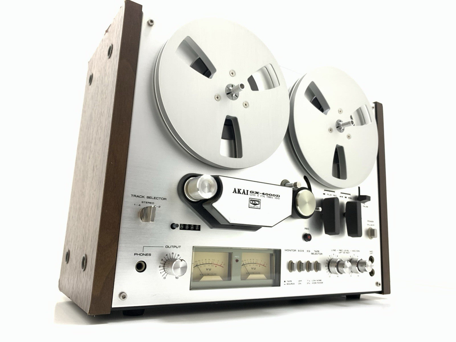 AKAI GX 4000D Reel to Reel Stereo 3Head 4 Track Tape Vintage 1976 WORK Good Look