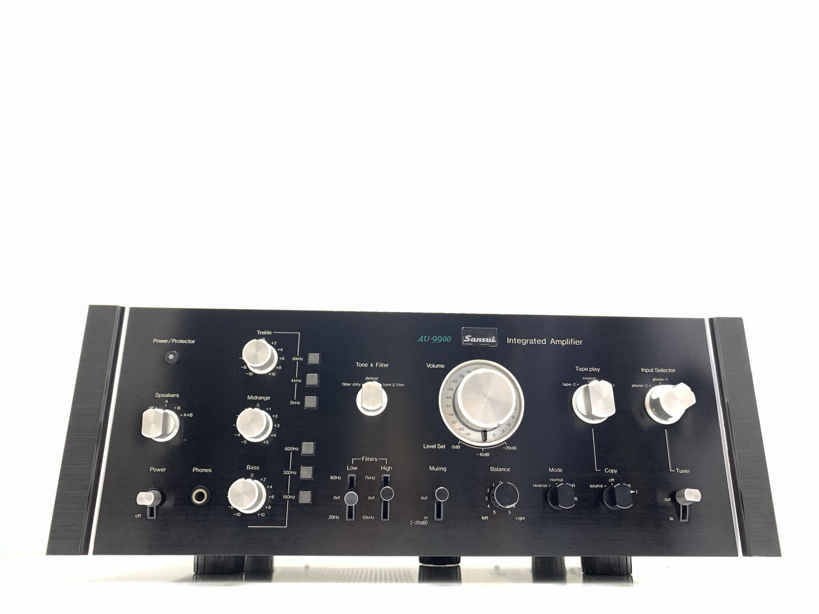 SANSUI AU-9900 RARE Stereo Amplifier 80+80 Watts RMS Vintage 1975 Work GOOD LOOK