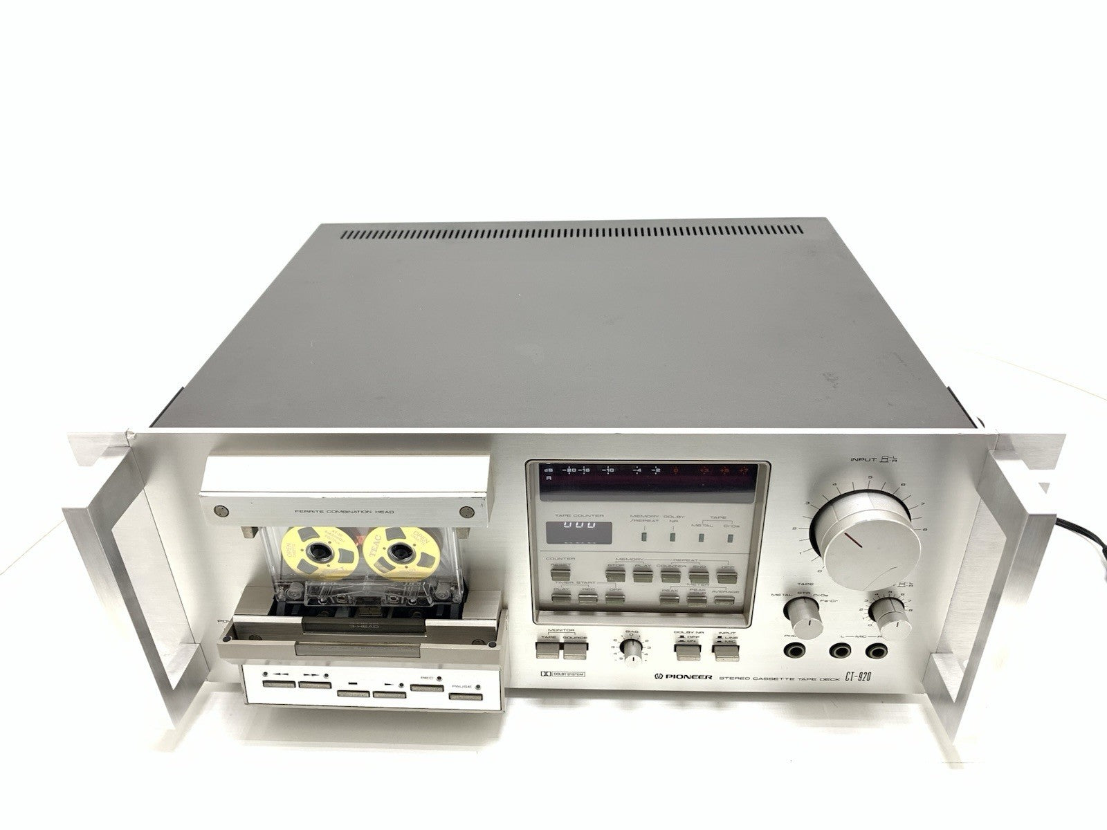 PIONEER CT 920 ( CT-F950 ) RACK 3 Head Stereo Tape Deck Cassette 1979 WORK GOOD