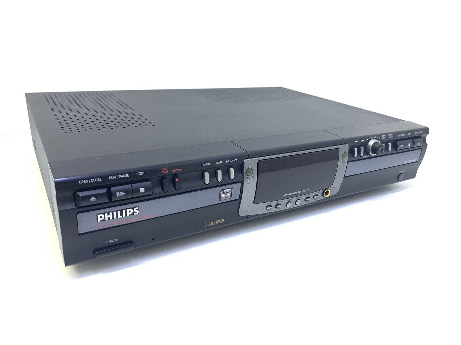 PHILIPS CDR 775 Digital Record Compact Disc Player Good Look