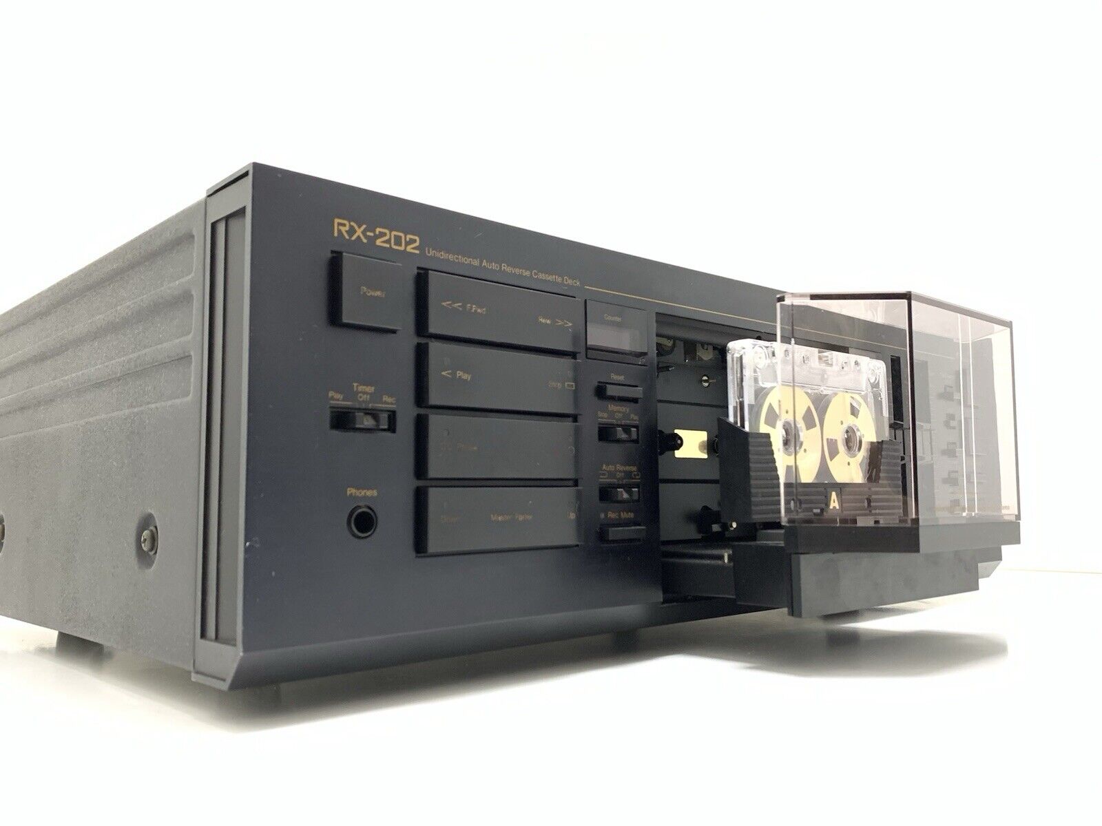 NAKAMICHI RX 202 AutoReverse 2 Head Cassette Vintage 1982 Hi End WORK Good Look