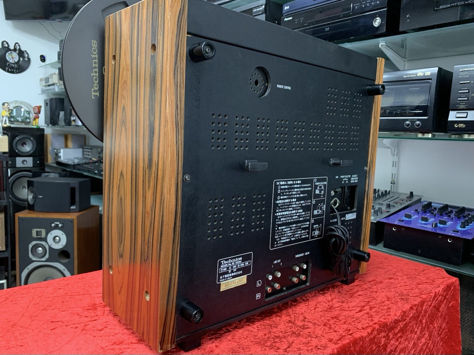 TECHNICS RS 1506U Reel to Reel 2&4 Track 10" Tape WORK w/Original BOX LIKE NEW