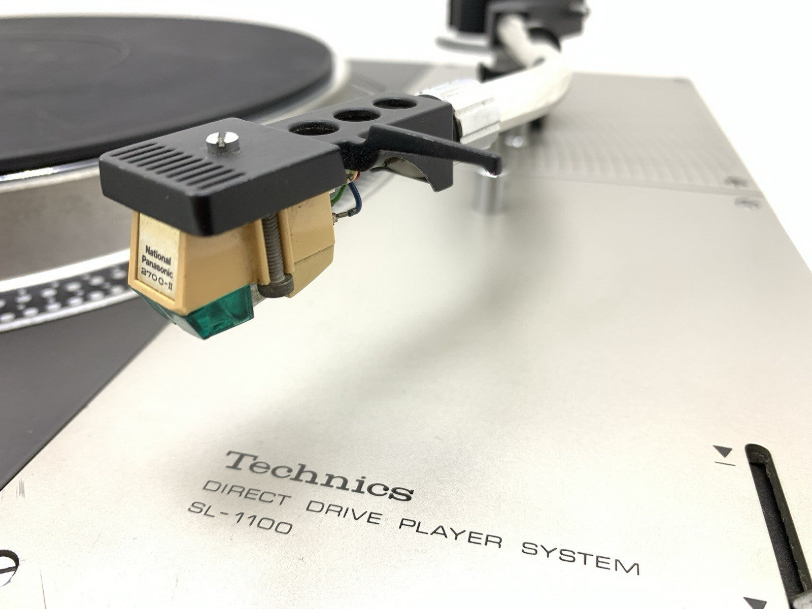 TECHNICS SL 1100 + Strobe SH-11L1l D. Drive Turntable Vintage 1972 WORK GoodLook