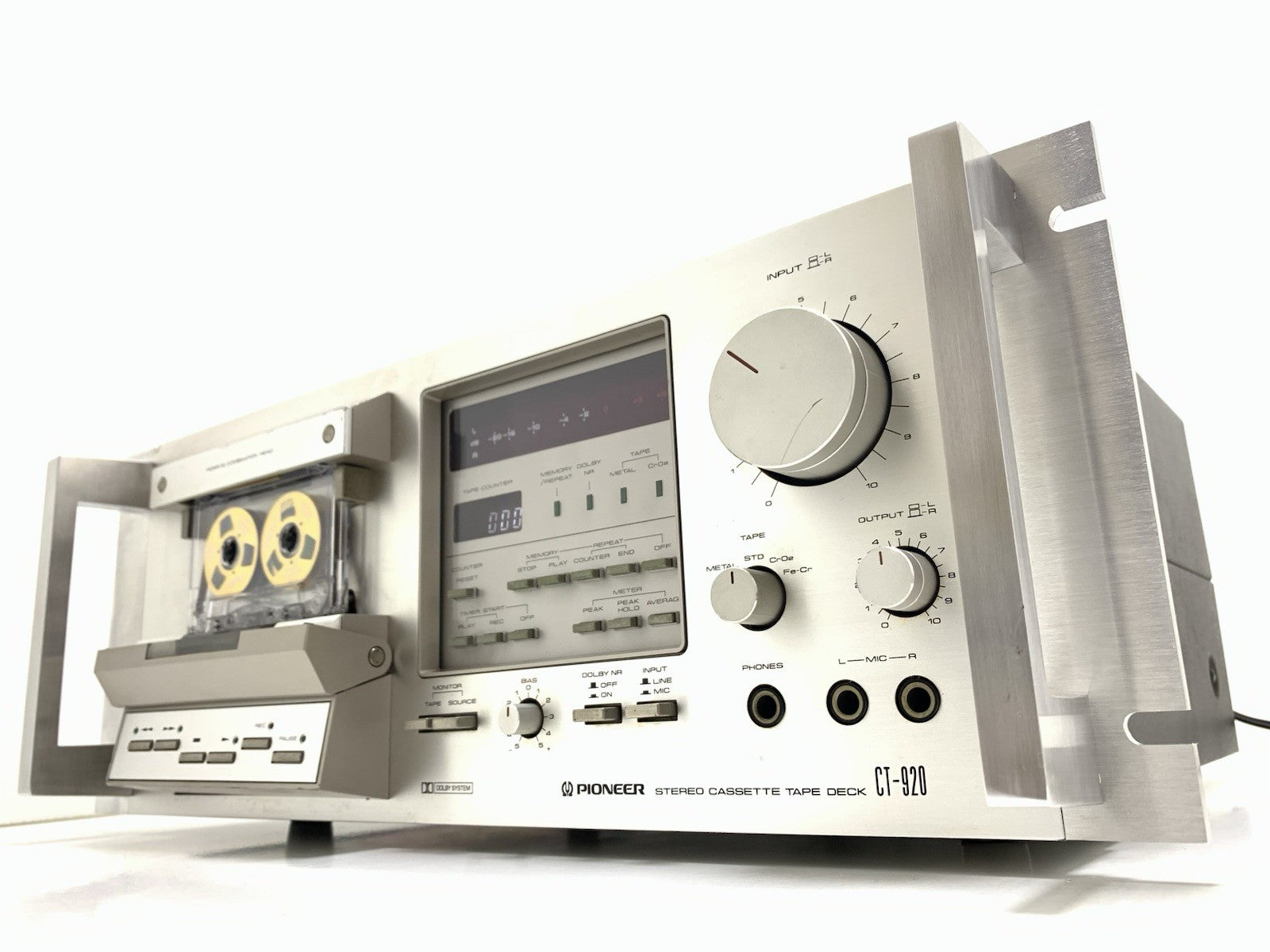PIONEER CT 920 ( CT-F950 ) RACK 3 Head Stereo Tape Deck Cassette 1979 WORK GOOD