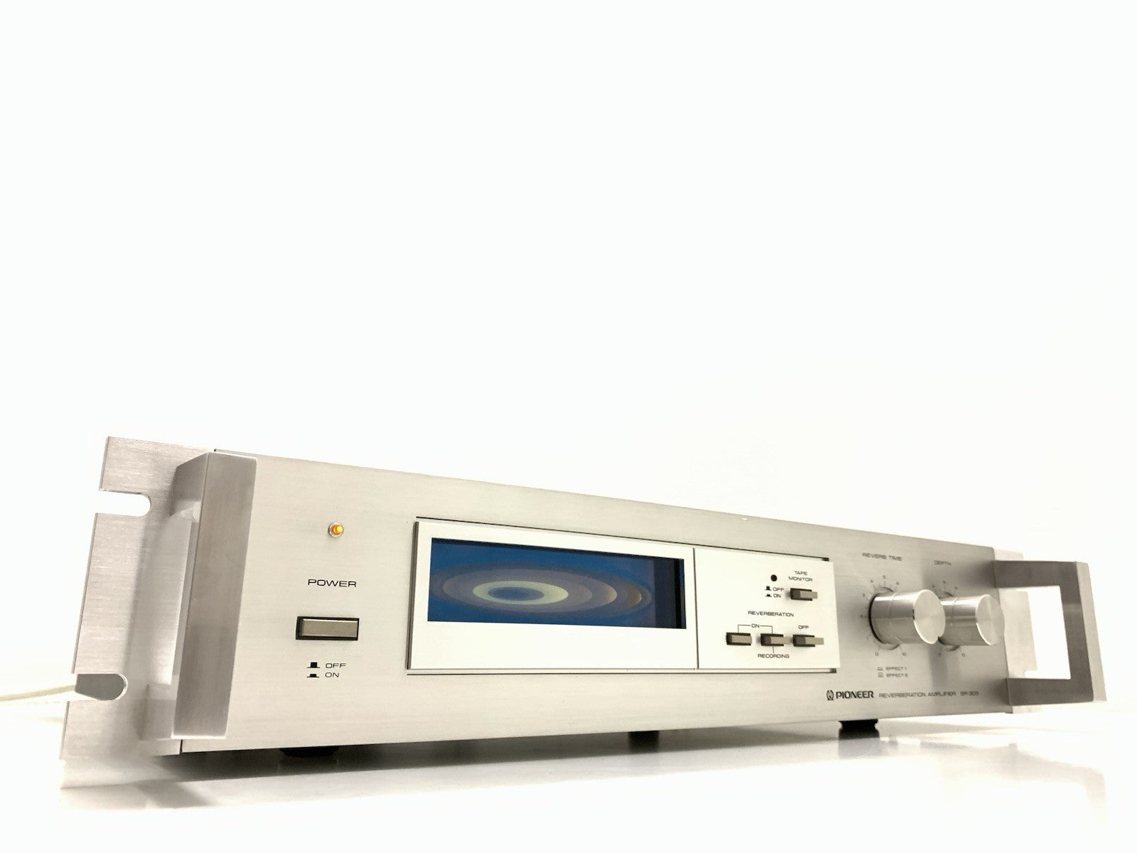 PIONEER Stereo REVERBERATION AMPLIFIER SR-303 RACK Vintage 1980 Work Good Look