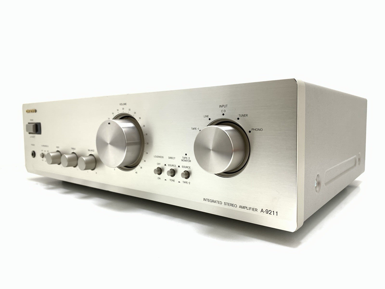 ONKYO A 9211 Stereo Integrated  Amplifier 40+40W RMS Vintage 1997 WORK Good Look