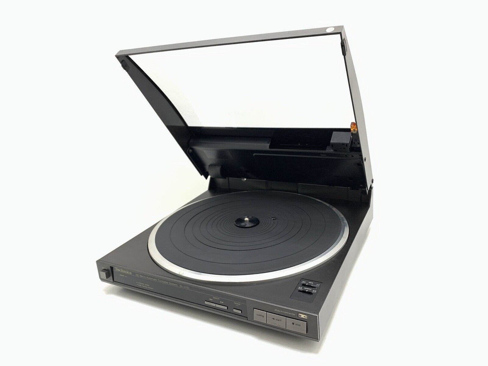 TECHNICS SL J11 D Belt Drive Linear Track Turntable  Vintage 1985 Work Good Look