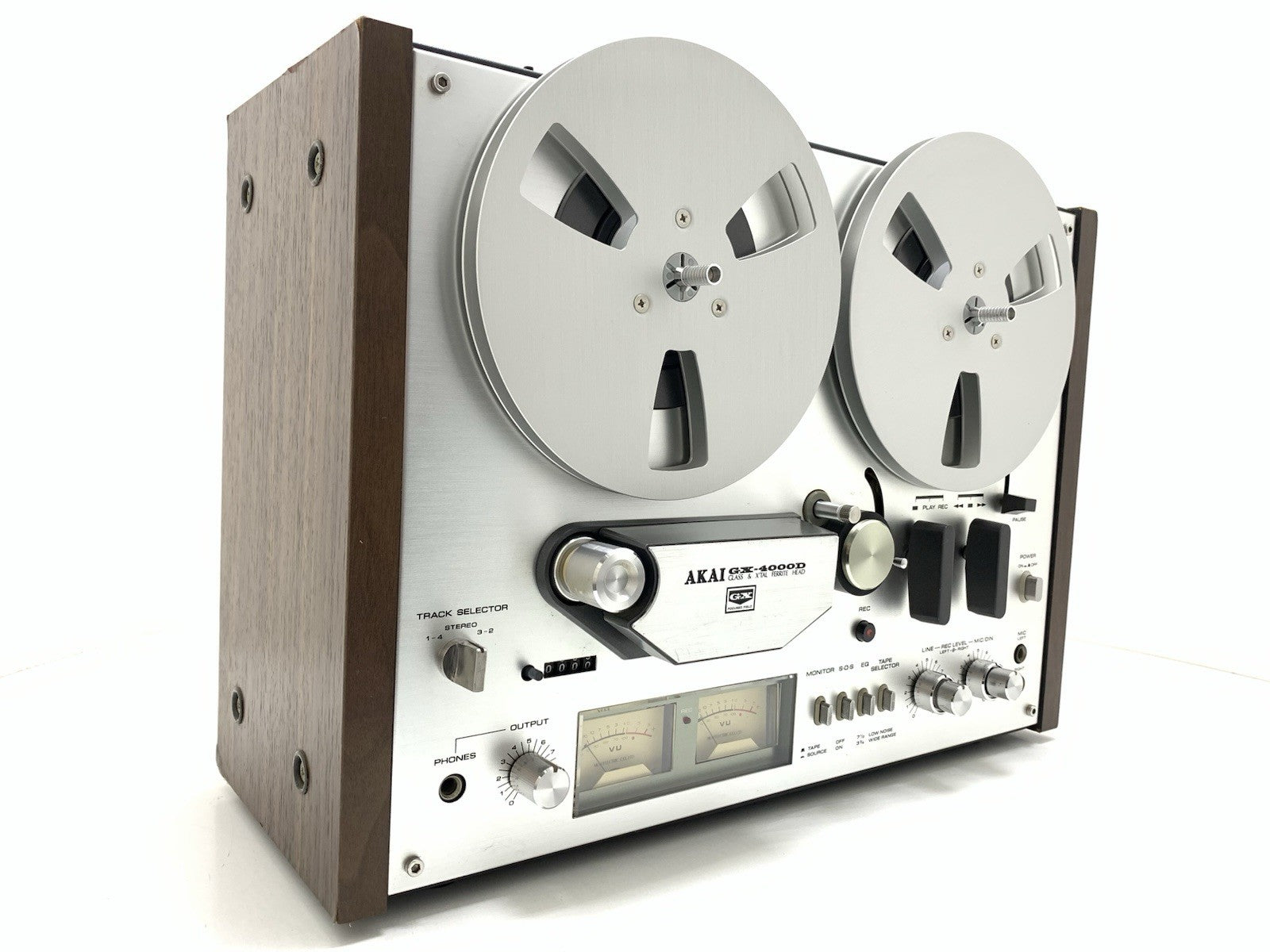 AKAI GX 4000D Reel to Reel Stereo 3Head 4 Track Tape Vintage 1976 WORK Good Look