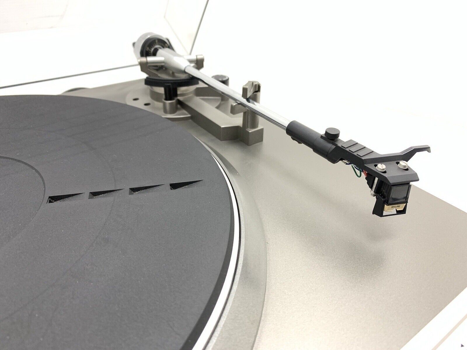 MITSUBISHI DP EC8 Quartz Logic Automatic Turntable Vintage 1981 Work Good Look