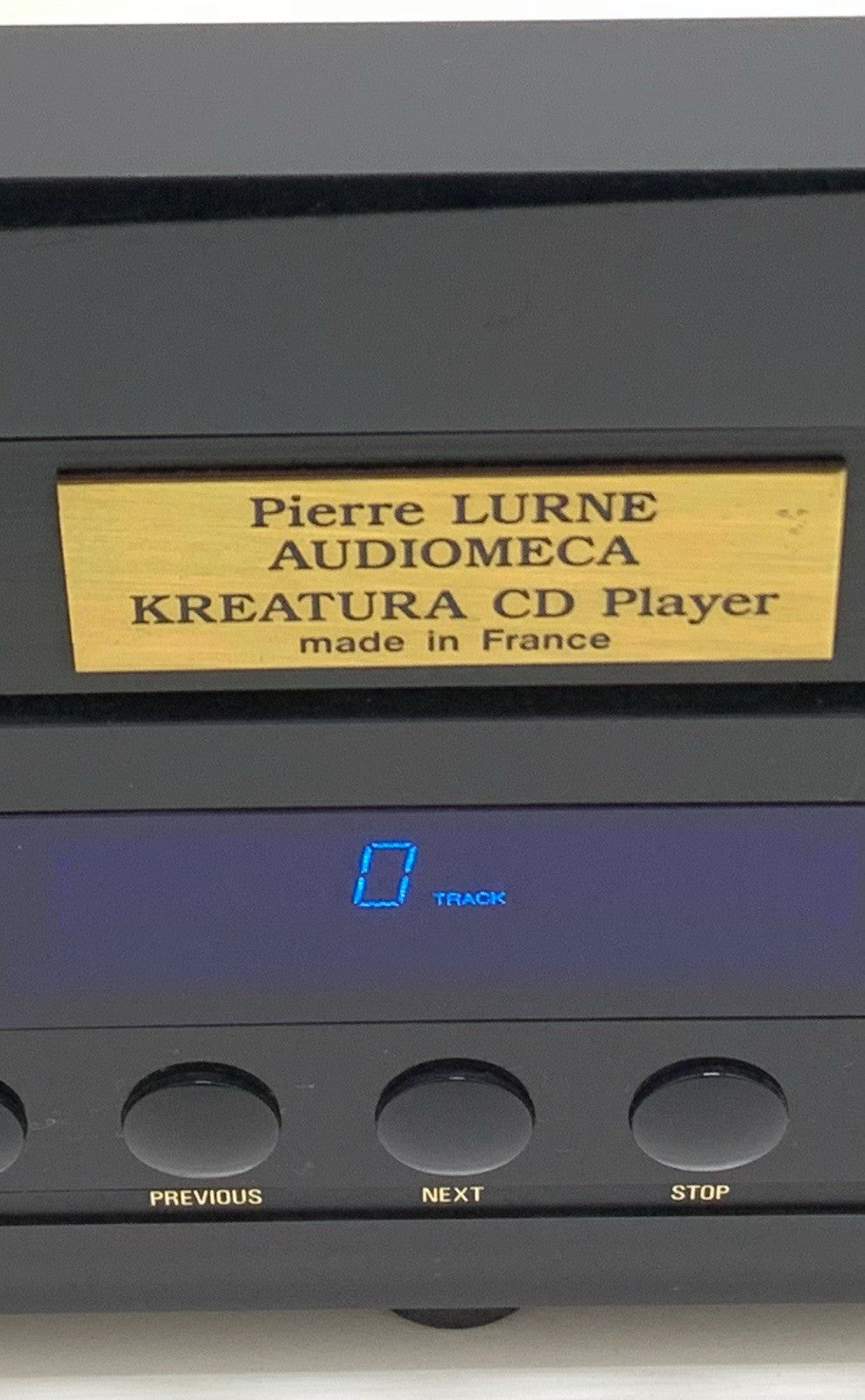 PIERRE LURNE AUDIOMECA KREATURA CD PLAYER Compact Disc Original WORK Good Look