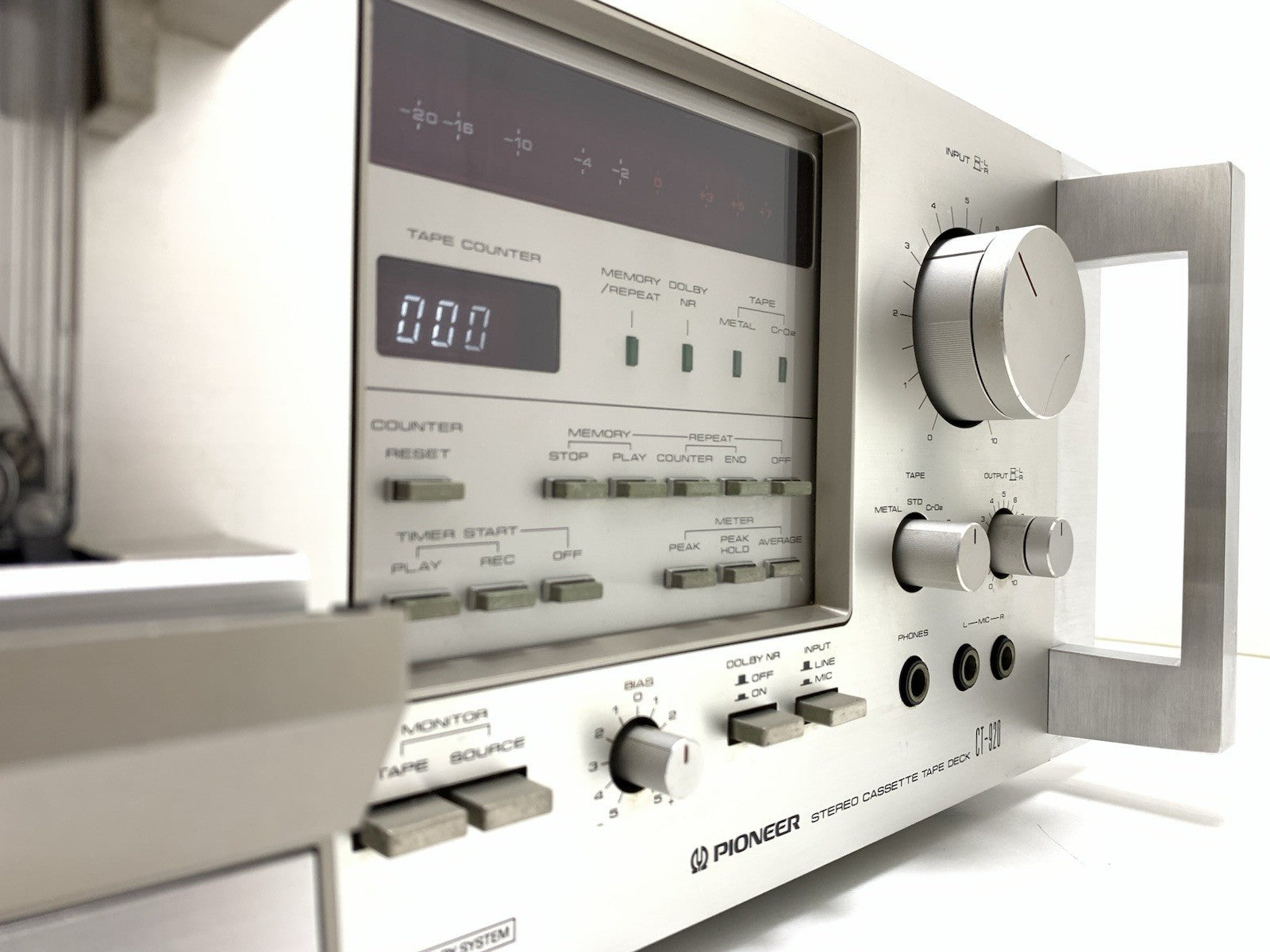 PIONEER CT 920 ( CT-F950 ) RACK 3 Head Stereo Tape Deck Cassette 1979 WORK GOOD