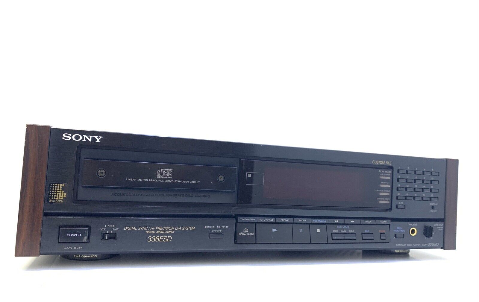 SONY CDP-338ESD CDデッキ SONY CDP-338ESD Compact Disc Player High End Vintage 1990 with