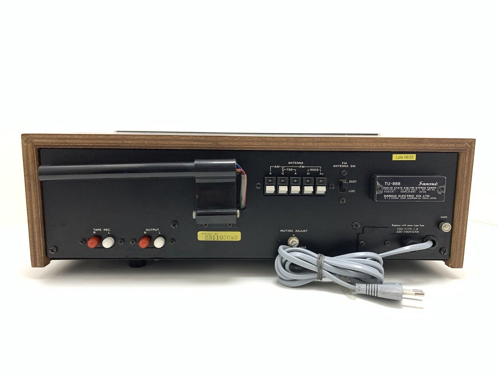 SANSUI TU-888 AM/FM Stereo Tuner Vintage 1972 High End Japan WORK Good Like New