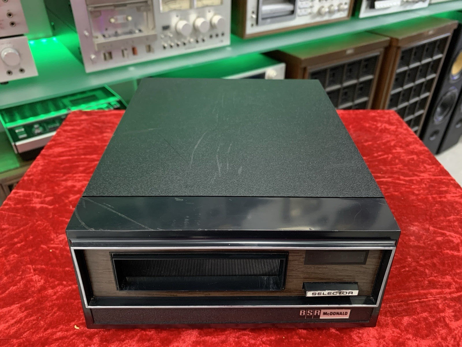 BSR McDONALD TD 8S Stereo 8-Track Playback Deck Vintage Work Perfect Good Look
