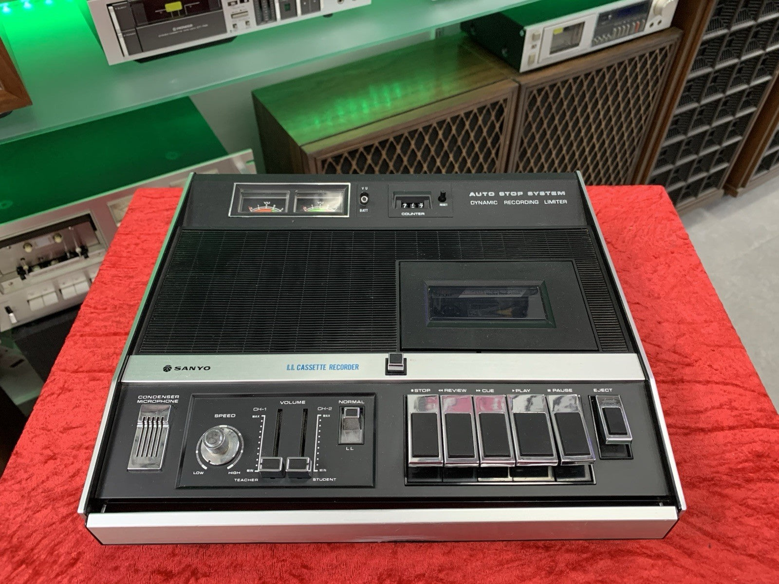 SANYO LL Tape Deck Cassette Recorder Player M2508Z Professional Vintage WORK OK!