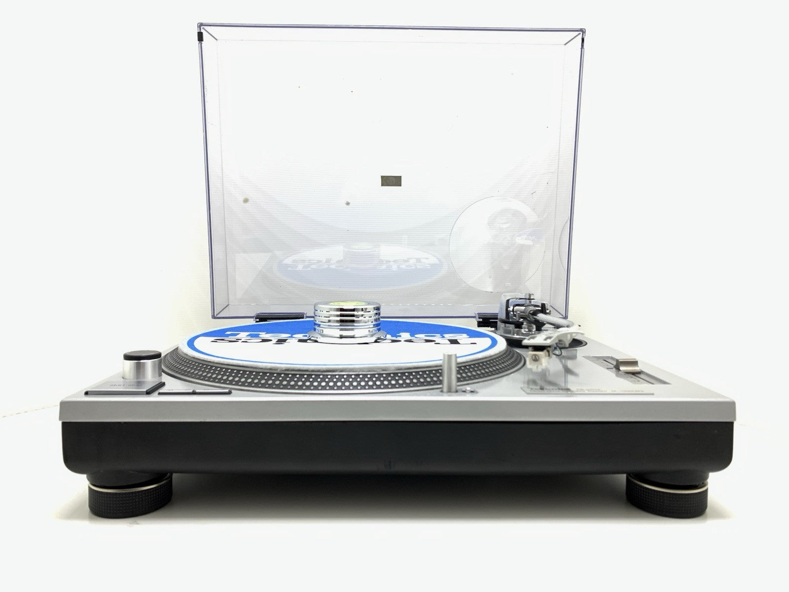 TECHNICS SL 1200 MK2 Direct Drive Turntable Vintage NEW BLUE LEDs WORK Like New