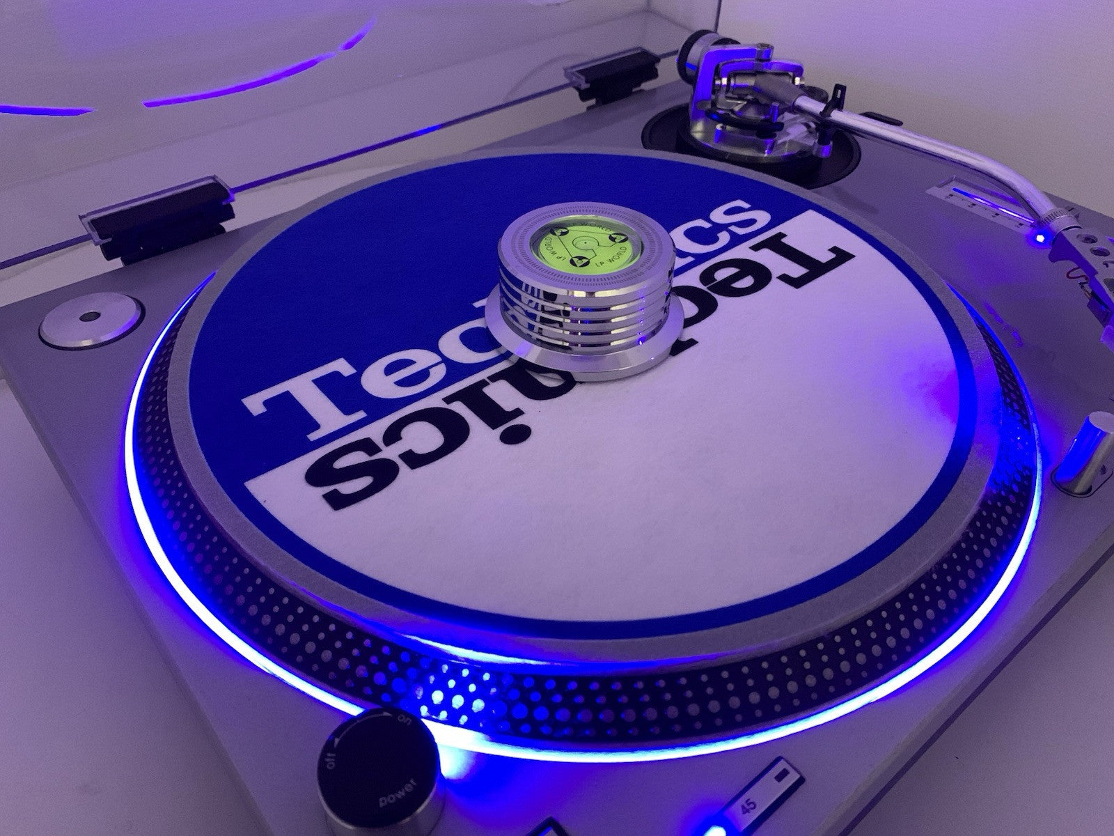 Technics SL-1200MK3D 2台セットカスタム青 × 青LED仕様 Technics SL-1200MK3D 2台セットカスタム青 × 青LED仕様の通販