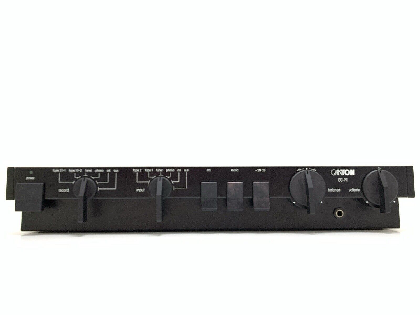 CANTON EC P1 Stereo Control Pre Amplifier Vintage High End WORK Perfect GoodLook