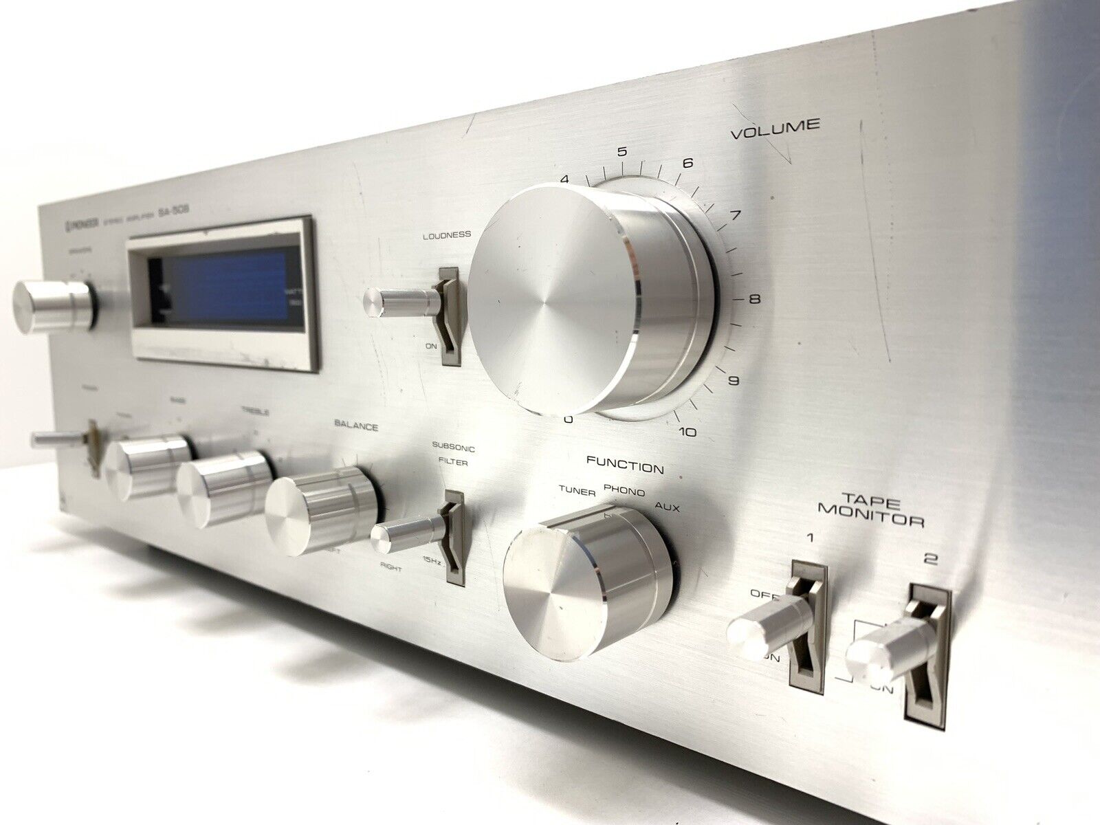 PIONEER SA 508 Stereo Amplifier 2X 25Watts RMS Vintage 1979 Hi Fi WORK VERY GOOD