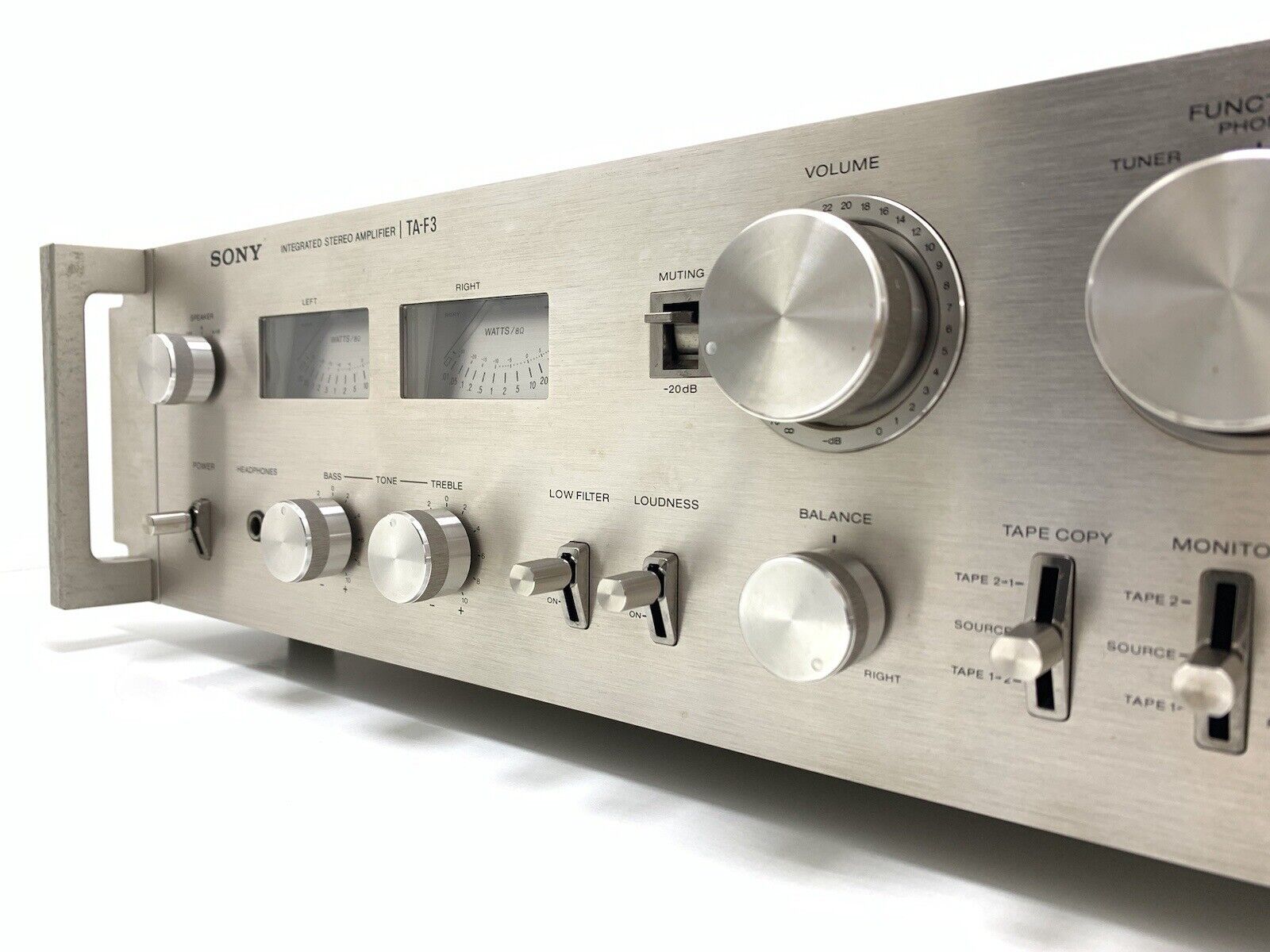 SONY TA-F3 Integrated Stereo Amplifier 100 Watts RMS Vintage 1977 HiFi Good Look