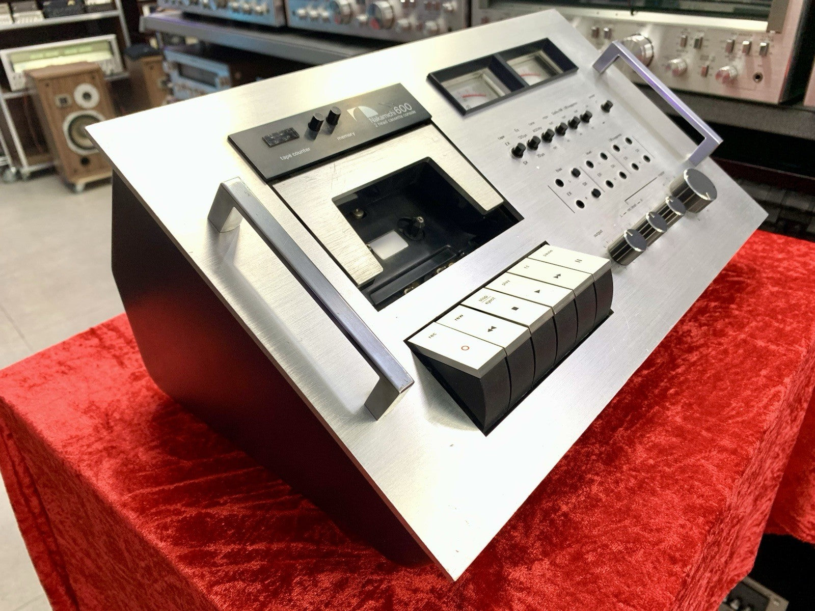 NAKAMICHI 600 High End 2 Head Cassette Tape Deck Vintage 1975 WORK Good Look