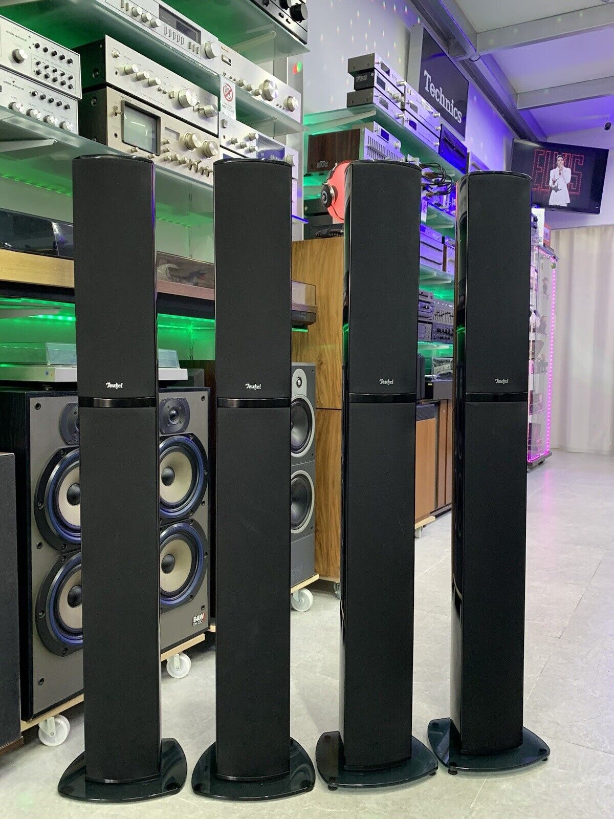 TEUFEL L 520 FR 4 Frontal Rear Speakers 190 WRMS High End WORK Germany Good Look