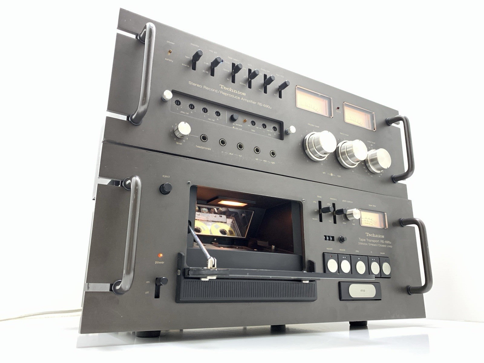 その他 Technics RS-728U Technics RS-T80R DBX Dolby Noise Reduction Dual Player Recorder | eBay