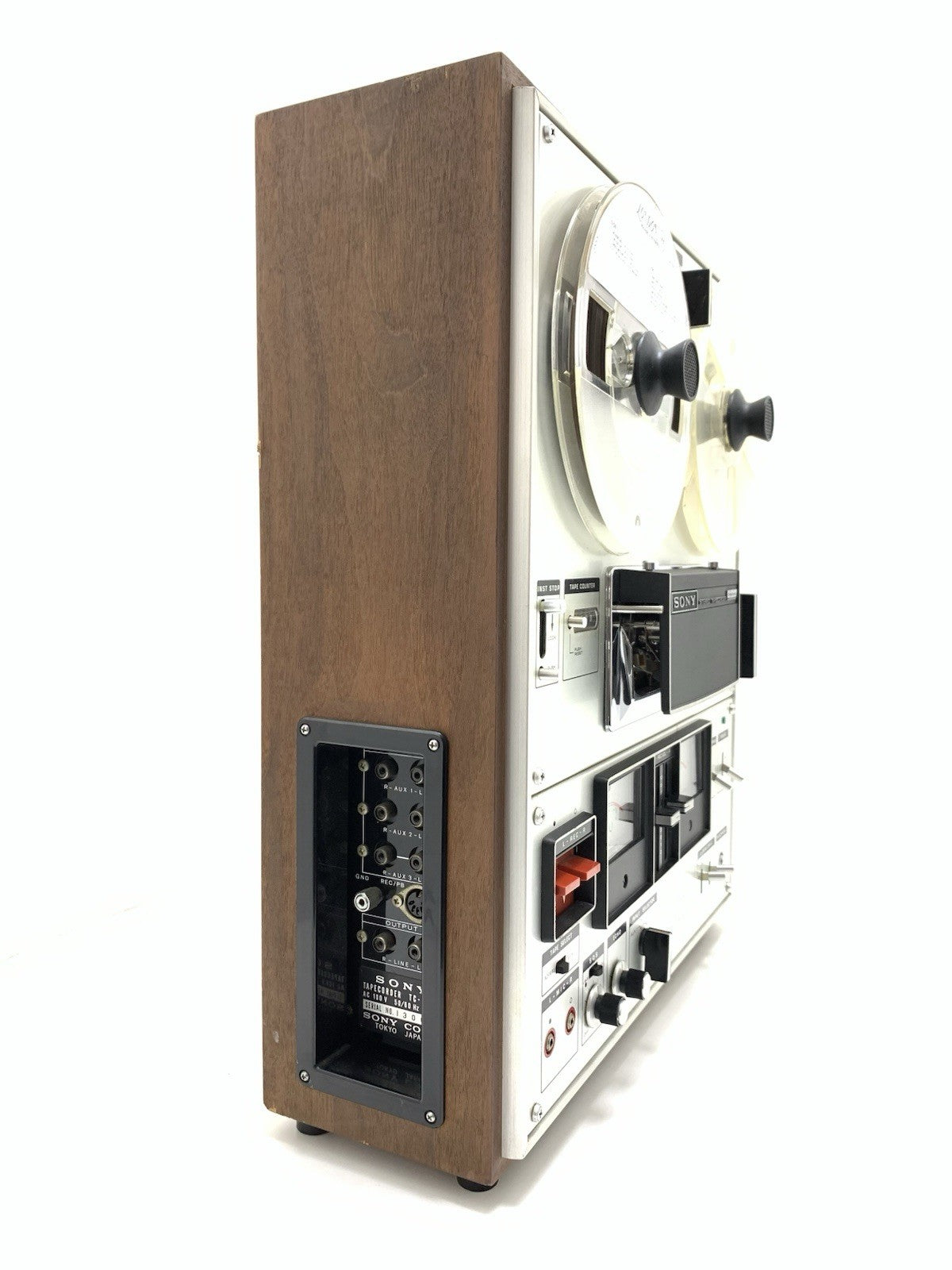 SONY TC 6335 Reel to Reel 4 Track 7" Tape 3 Head Vintage 1972  WORKING Good Look