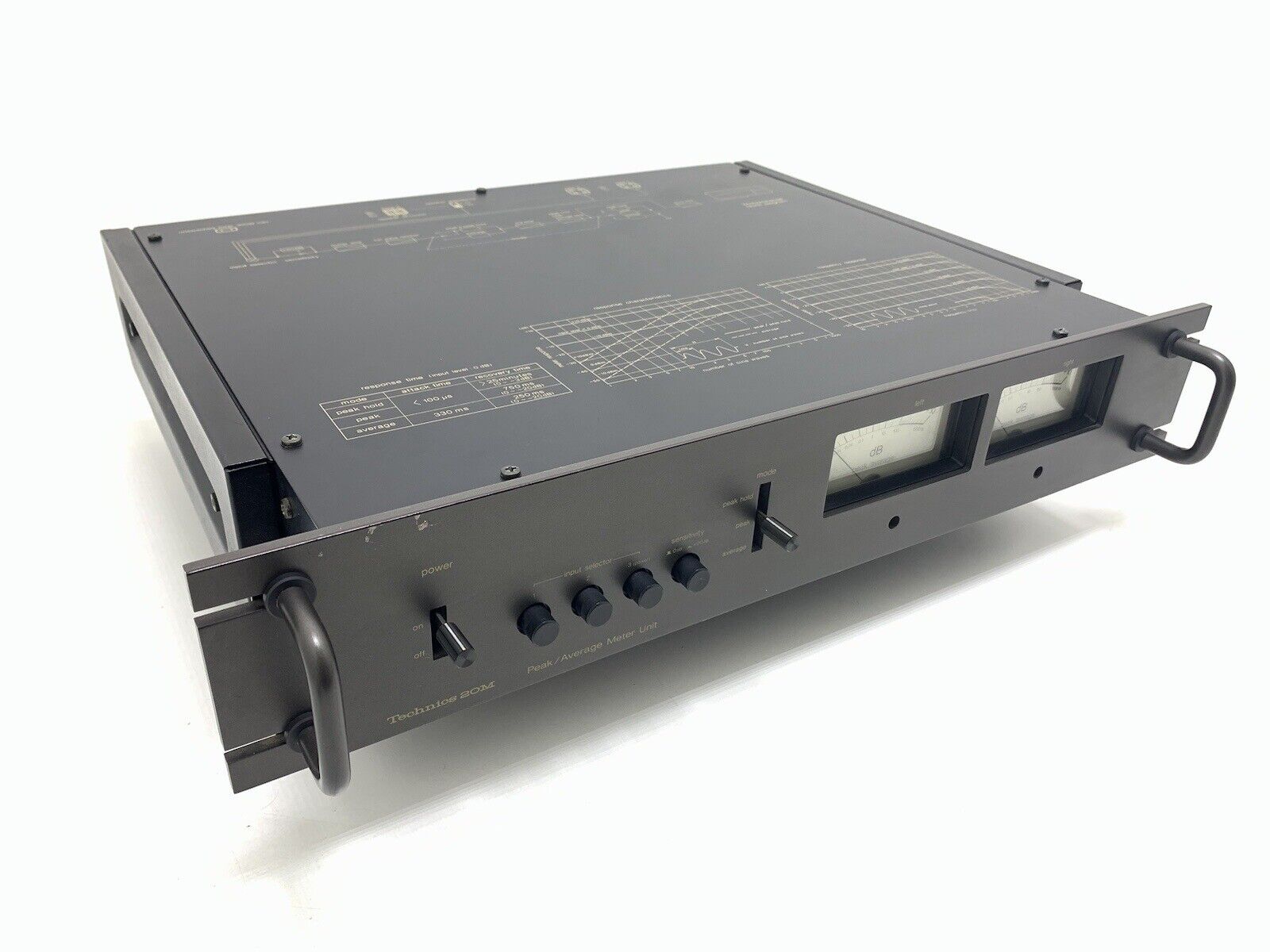 TECHNICS SH-9020 RARE Peak Average Meter Unit Vintage 1977 Refurbished Good Look